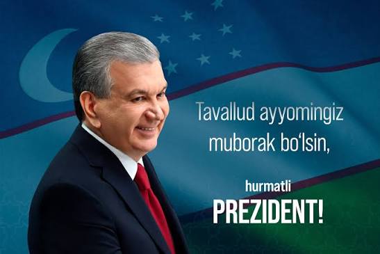 24-iyul O‘zbekiston Respublikasi Prezidenti Shavkat Miromonovich Mirziyoyev tavallud topgan kun.
