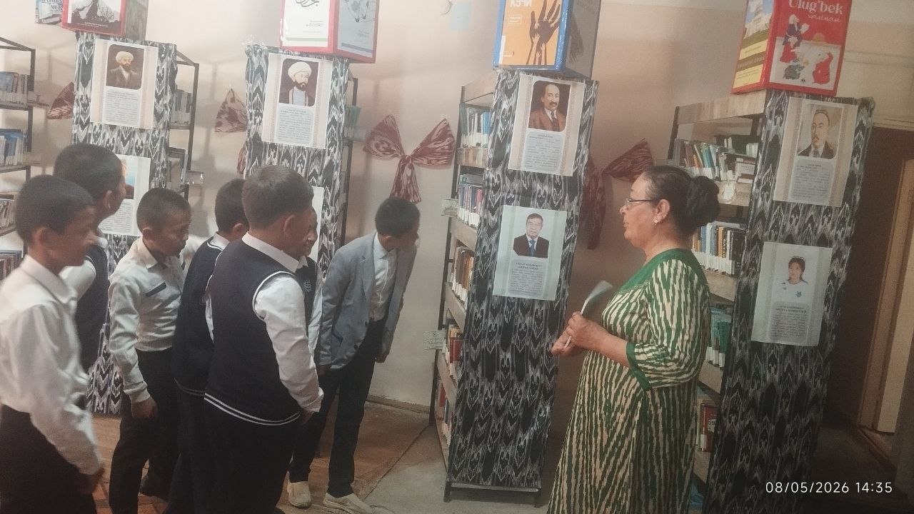 Kutubxona bo‘ylab ekskursiya 08.05.2026